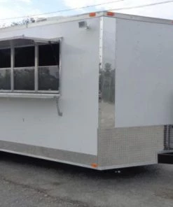 Concession Trailer 8.5'x 20' White - BBQ Vending Event Catering -Cheap Concession Trailers Shop dsc03440 1