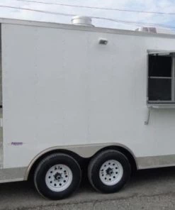 Concession Trailer 8.5'x 20' White - BBQ Vending Event Catering -Cheap Concession Trailers Shop dsc03441 1