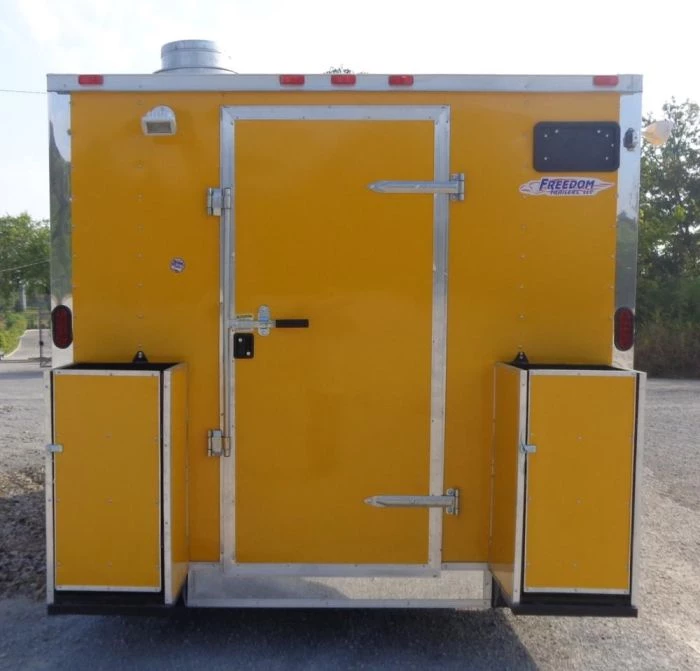 Concession Trailer 8.5'x18' Yellow - Event Food Catering Enclosed Kitchen 8 Concession Trailer 8.5'x18' Yellow - Event Food Catering Enclosed Kitchen - Image 8