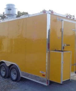 Concession Trailer 8.5'x18' Yellow - Event Food Catering Enclosed Kitchen 40 Concession Trailer 8.5'x18' Yellow - Event Food Catering Enclosed Kitchen -Cheap Concession Trailers Shop dsc03521 1