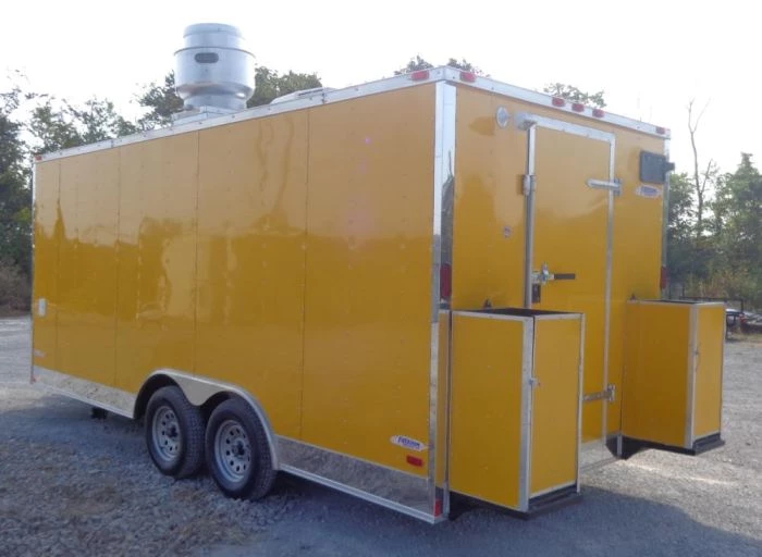Concession Trailer 8.5'x18' Yellow - Event Food Catering Enclosed Kitchen 13 Concession Trailer 8.5'x18' Yellow - Event Food Catering Enclosed Kitchen - Image 13