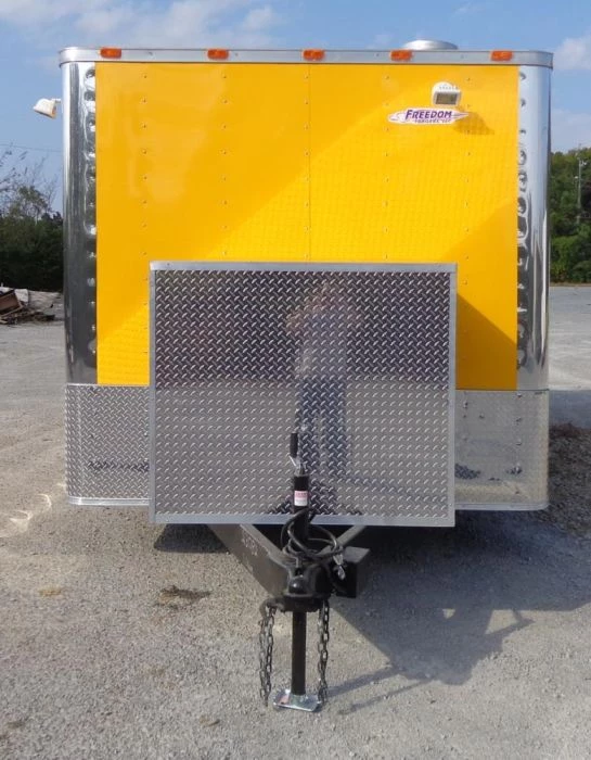 Concession Trailer 8.5'x18' Yellow - Event Food Catering Enclosed Kitchen 2 Concession Trailer 8.5'x18' Yellow - Event Food Catering Enclosed Kitchen - Image 2
