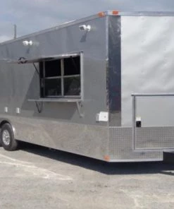 Concession Trailer 8.5' x 24' Silver - Vending Food Catering Kitchen -Cheap Concession Trailers Shop dsc03640 1