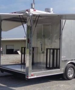 Concession Trailer 8.5' x 24' Silver - Vending Food Catering Kitchen -Cheap Concession Trailers Shop dsc03642 1