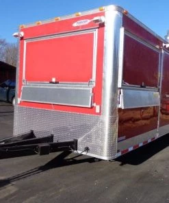 Concession Trailer 8.5'x30' Red - Smoker BBQ Event Catering -Cheap Concession Trailers Shop dsc03682