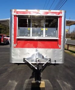 Concession Trailer 8.5'x30' Red - Smoker BBQ Event Catering -Cheap Concession Trailers Shop dsc03692