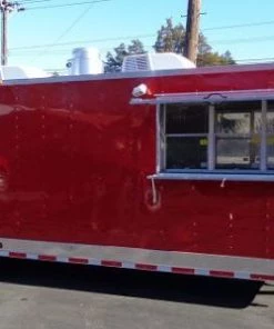 Concession Trailer 8.5'x30' Red - Smoker BBQ Event Catering -Cheap Concession Trailers Shop dsc03694