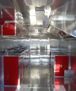 Concession Trailer 8.5'x30' Red - Smoker BBQ Event Catering -Cheap Concession Trailers Shop dsc03698