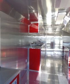 Concession Trailer 8.5'x30' Red - Smoker BBQ Event Catering -Cheap Concession Trailers Shop dsc03699