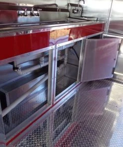 Concession Trailer 8.5'x30' Red - Smoker BBQ Event Catering -Cheap Concession Trailers Shop dsc03709