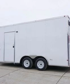 8.5' x 16' White Concession Food Trailer -Cheap Concession Trailers Shop dsc04199