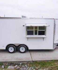 8.5' x 16' White Concession Food Trailer -Cheap Concession Trailers Shop dsc04206 2