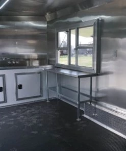 8.5' x 16' White Concession Food Trailer -Cheap Concession Trailers Shop dsc04229 2