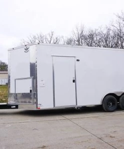 8.5' x 20' Concession Food Trailer White Event Catering Elite 31 8.5' x 20' Concession Food Trailer White Event Catering Elite -Cheap Concession Trailers Shop dsc04277 3