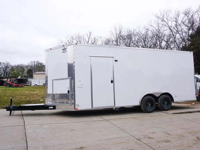 8.5' x 20' Concession Food Trailer White Event Catering Elite 3 8.5' x 20' Concession Food Trailer White Event Catering Elite - Image 3