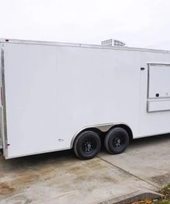 8.5' x 20' Concession Food Trailer White Event Catering Elite 37 8.5' x 20' Concession Food Trailer White Event Catering Elite -Cheap Concession Trailers Shop dsc04283 2
