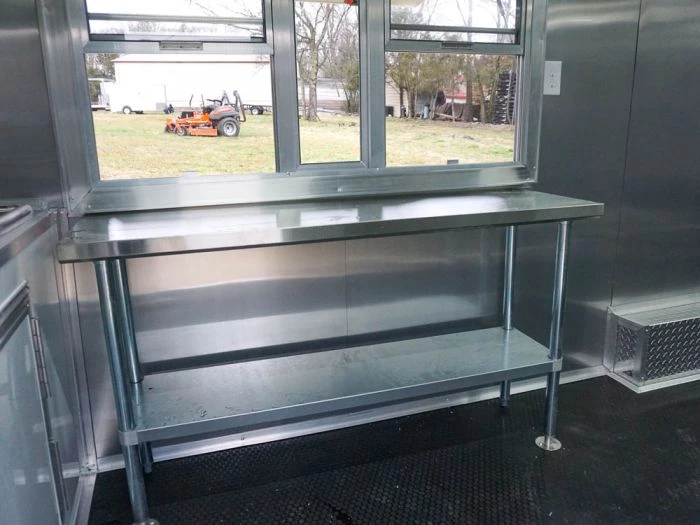 8.5' x 20' Concession Food Trailer White Event Catering Elite 26 8.5' x 20' Concession Food Trailer White Event Catering Elite - Image 26