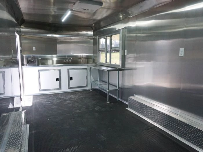 8.5' x 20' Concession Food Trailer White Event Catering Elite 27 8.5' x 20' Concession Food Trailer White Event Catering Elite - Image 27