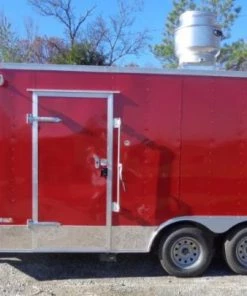 8.5' x 16' Red Catering Event Concession Food Trailer -Cheap Concession Trailers Shop dsc04950 4 1