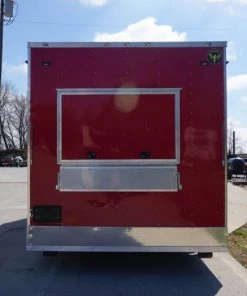 Concession Trailer 8.5' x 18' Red Food Event Catering -Cheap Concession Trailers Shop dsc05232 1
