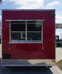 Concession Trailer 8.5' x 18' Red Food Event Catering -Cheap Concession Trailers Shop dsc05238 1