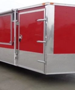 8.5' x 24' Enclosed Red Food Trailer Car Hauler Catering Event 43 8.5' x 24' Enclosed Red Food Trailer Car Hauler Catering Event -Cheap Concession Trailers Shop dsc06431 1