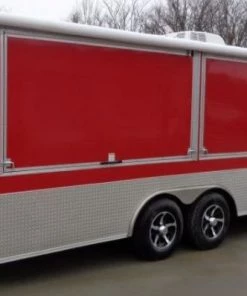 8.5' x 24' Enclosed Red Food Trailer Car Hauler Catering Event 37 8.5' x 24' Enclosed Red Food Trailer Car Hauler Catering Event -Cheap Concession Trailers Shop dsc06433 1