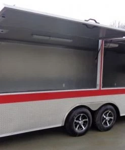 8.5' x 24' Enclosed Red Food Trailer Car Hauler Catering Event 36 8.5' x 24' Enclosed Red Food Trailer Car Hauler Catering Event -Cheap Concession Trailers Shop dsc06441