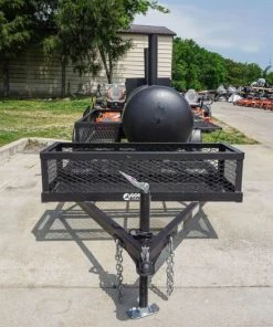 BBQ Smoker 300 Gallon Trailer Pull Behind 6x14 with (2) Wood Cages -Cheap Concession Trailers Shop dsc06760 3