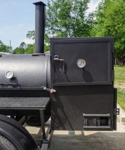 BBQ Smoker 300 Gallon Trailer Pull Behind 6x14 with (2) Wood Cages -Cheap Concession Trailers Shop dsc06766