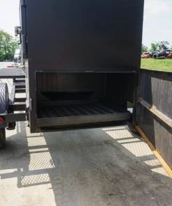 BBQ Smoker 300 Gallon Trailer Pull Behind 6x14 with (2) Wood Cages -Cheap Concession Trailers Shop dsc06767