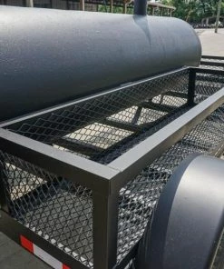 BBQ Smoker 300 Gallon Trailer Pull Behind 6x14 with (2) Wood Cages -Cheap Concession Trailers Shop dsc06768 3