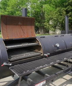 BBQ Smoker 300 Gallon Trailer Pull Behind 6x14 with (2) Wood Cages -Cheap Concession Trailers Shop dsc06774 2
