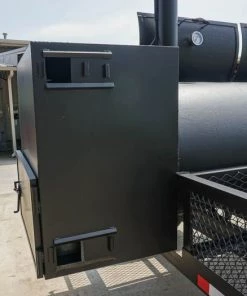 BBQ Smoker 300 Gallon Trailer Pull Behind 6x14 with (2) Wood Cages -Cheap Concession Trailers Shop dsc06779 2