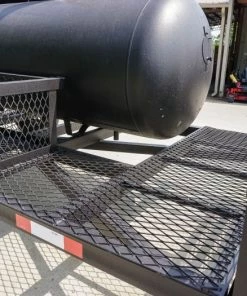 BBQ Smoker 300 Gallon Trailer Pull Behind 6x14 with (2) Wood Cages -Cheap Concession Trailers Shop dsc06780 1