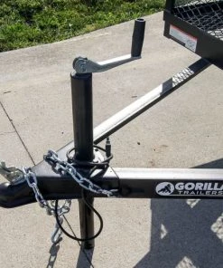 250 Gallon Pull-Behind BBQ Smoker Single Door with Counterweight 3500lb Axle -Cheap Concession Trailers Shop dsc07508