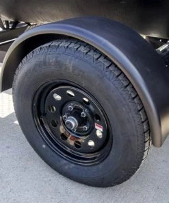 250 Gallon Pull-Behind BBQ Smoker Single Door with Counterweight 3500lb Axle -Cheap Concession Trailers Shop dsc07514