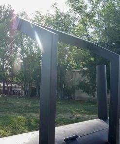 250 Gallon Pull-Behind BBQ Smoker Single Door with Counterweight 3500lb Axle -Cheap Concession Trailers Shop dsc07518