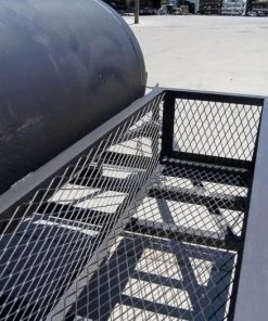 Pull Behind BBQ Smoker 250 Gallon with 3500lb Axle 2 Rack 2 Stack -Cheap Concession Trailers Shop dsc07841 1