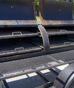 Pull Behind BBQ Smoker 250 Gallon with 3500lb Axle 2 Rack 2 Stack -Cheap Concession Trailers Shop dsc07852