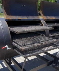 Pull Behind BBQ Smoker 250 Gallon with 3500lb Axle 2 Rack 2 Stack -Cheap Concession Trailers Shop dsc07853