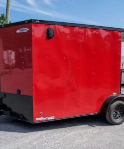Concession Trailer 7'x12' Red Patio Food Serving Merchandising -Cheap Concession Trailers Shop dsc09195 1