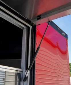 Concession Trailer 7'x12' Red Patio Food Serving Merchandising -Cheap Concession Trailers Shop dsc09205 1