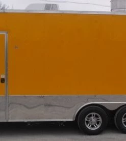 8.5' x 22' Yellow Concession Food Trailer With Appliances -Cheap Concession Trailers Shop dscf1120 1