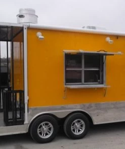 8.5' x 22' Yellow Concession Food Trailer With Appliances -Cheap Concession Trailers Shop dscf1124 1
