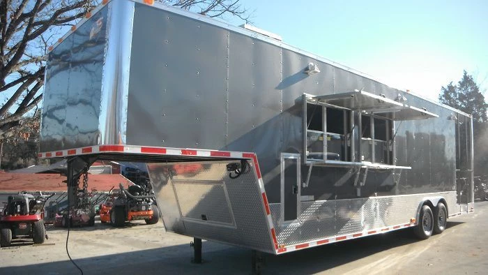 Concession Trailer 8.5'x34' Charcoal Grey - BBQ Food Event Vending 20 Concession Trailer 8.5'x34' Charcoal Grey - BBQ Food Event Vending - Image 20