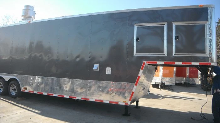 Concession Trailer 8.5'x34' Charcoal Grey - BBQ Food Event Vending 13 Concession Trailer 8.5'x34' Charcoal Grey - BBQ Food Event Vending - Image 13