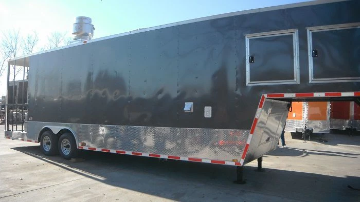 Concession Trailer 8.5'x34' Charcoal Grey - BBQ Food Event Vending 14 Concession Trailer 8.5'x34' Charcoal Grey - BBQ Food Event Vending - Image 14