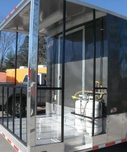 Concession Trailer 8.5'x34' White - Gooseneck Event Food Vending BBQ -Cheap Concession Trailers Shop dscf2587 1 1