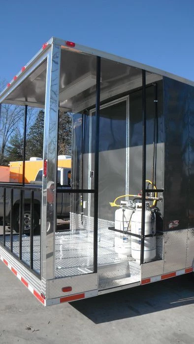 Concession Trailer 8.5'x34' Charcoal Grey - BBQ Food Event Vending 19 Concession Trailer 8.5'x34' Charcoal Grey - BBQ Food Event Vending - Image 19